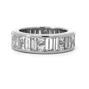 PLATINUM Diamond Eternity Wedding Band